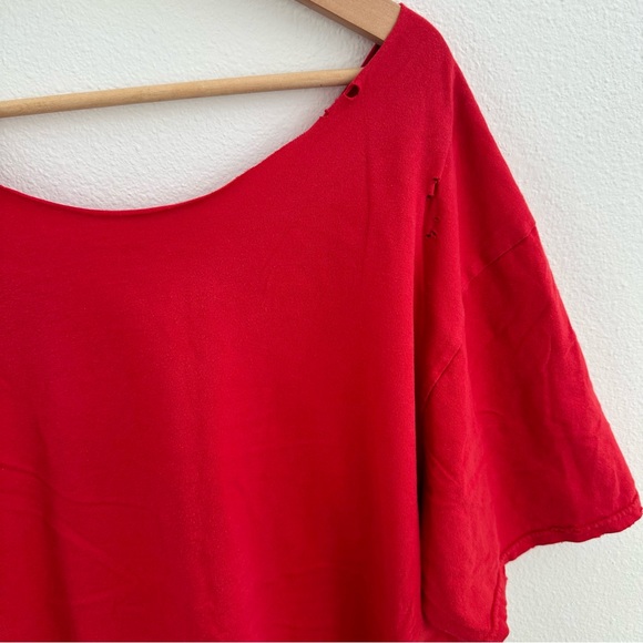 Chicago Bulls Destroyed off the shoulder Tee - Picture 8 of 9